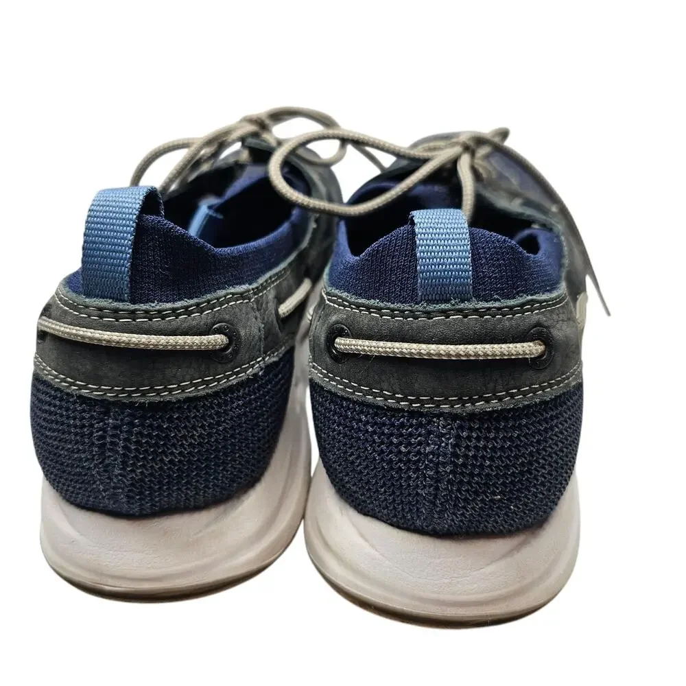 Dockers Men's Vaughan Boat Shoes Blue and Gray Size 10.5 M.